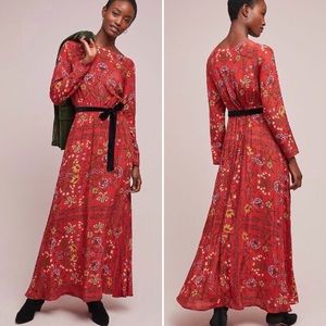 Anthropologie LAIA Roberta Floral Maxi Dress Sz L